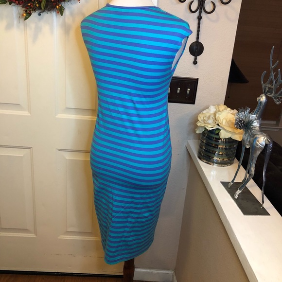 The Original Marimekko Striped Cap Sleeves Dress - Picture 5 of 8